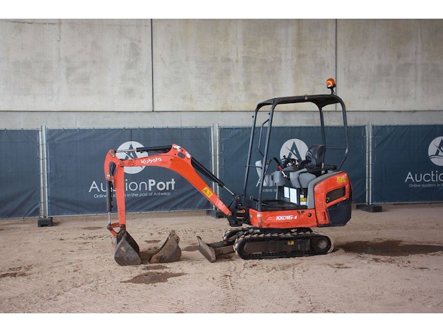 Minigraver kubota kx015-4 diesel 9.6kw 2014 - afbeelding 1 van  1