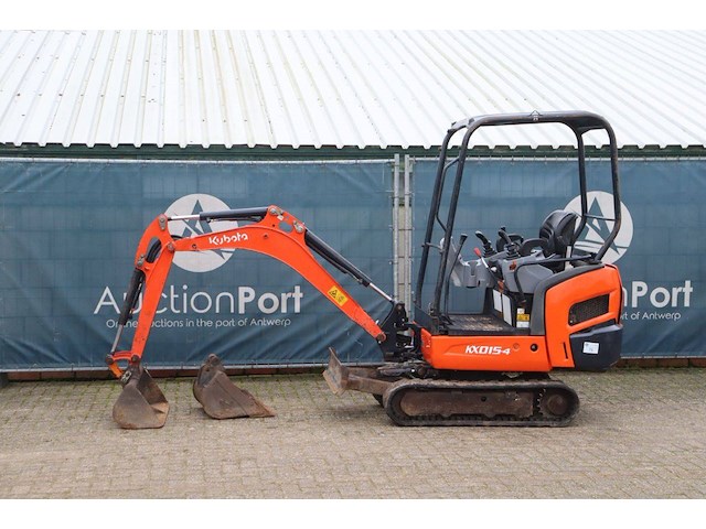 Minigraver kubota kx015-4 diesel 9.6kw 2016 - afbeelding 1 van  1