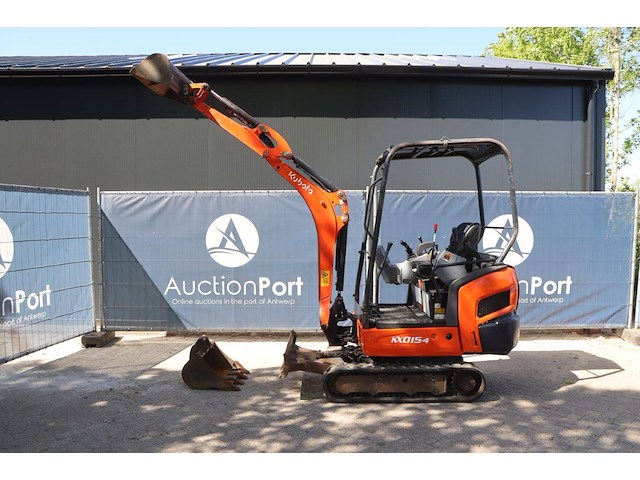 Minigraver kubota kx015-4 diesel 9.6kw 2016 - afbeelding 1 van  1