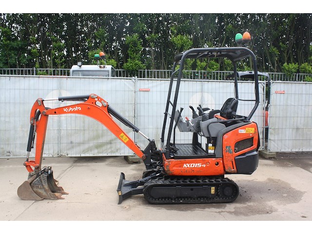 Minigraver kubota kx015-4 diesel 9.6kw 2016 - afbeelding 1 van  1