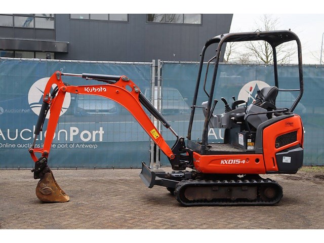 Minigraver kubota kx015-4 diesel 9.6kw 2019 - afbeelding 1 van  1