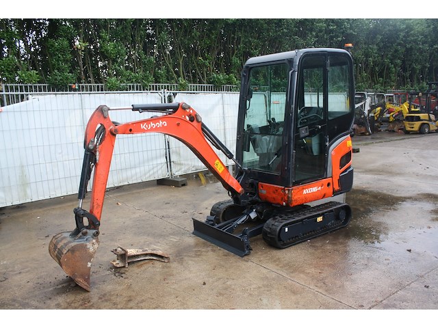 Minigraver kubota kx016-4 diesel 2014 - afbeelding 1 van  1