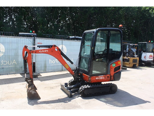 Minigraver kubota kx016-4 diesel 9.6kw 2014 - afbeelding 1 van  1