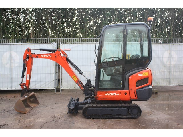 Minigraver kubota kx016-4 diesel 9.6kw 2017 - afbeelding 1 van  1