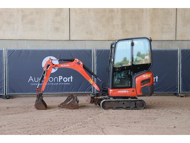 Minigraver kubota kx016-4 diesel 9.6kw 2018 - afbeelding 1 van  1