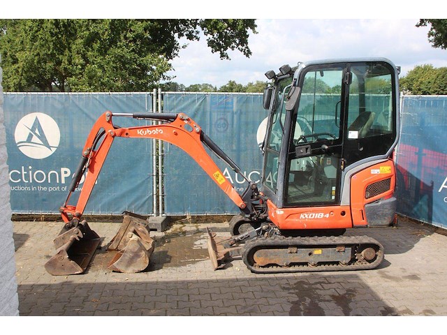 Minigraver kubota kx018-4 diesel 11.8kw 2016 - afbeelding 1 van  1