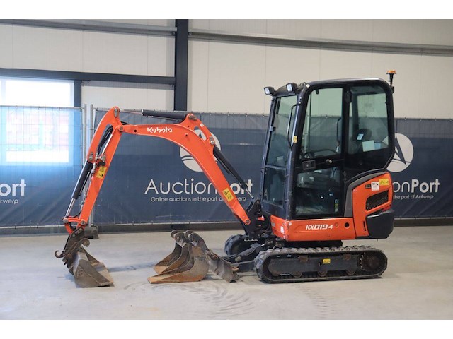 Minigraver kubota kx019-4 diesel 11.6kw 2019 - afbeelding 1 van  1