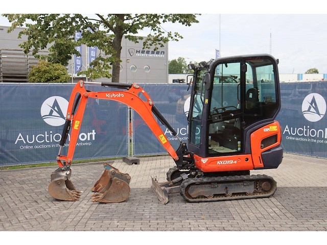 Minigraver kubota kx019-4 diesel 11.6kw 2019 - afbeelding 1 van  1