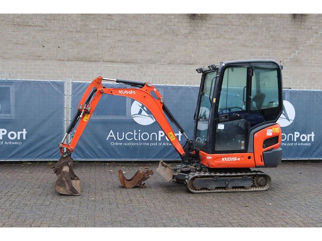 Minigraver kubota kx019-4 diesel 11.8kw 2019 - afbeelding 1 van  1