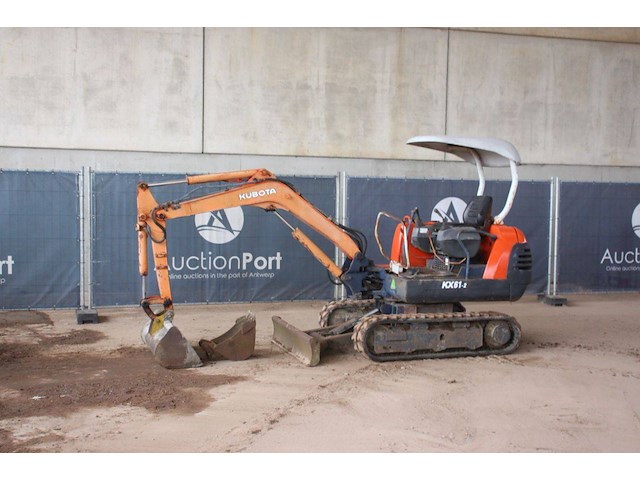 Minigraver kubota kx61-2 diesel 19kw - afbeelding 1 van  1