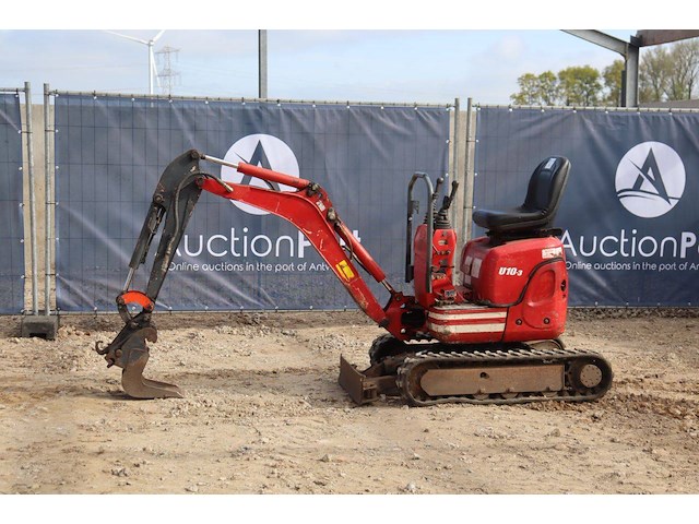 Minigraver kubota u10-3 diesel 7.4kw 2010 - afbeelding 1 van  1