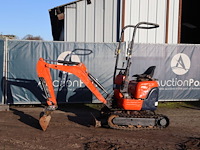 Minigraver kubota u10-3 diesel 7.4kw 2016 - afbeelding 1 van  1