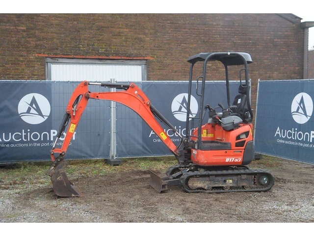 Minigraver kubota u17-3α diesel 11.8kw 2018 - afbeelding 1 van  1