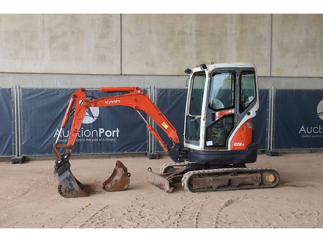 Minigraver kubota u20-3eu diesel 14kw 2013 - afbeelding 1 van  1