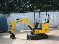 Minigraver nuoman nm-e12 diesel 7kw nieuw - afbeelding 1 van  1