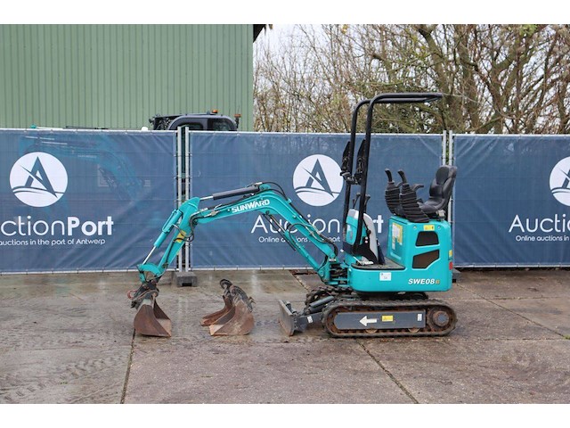 Minigraver sunward swe08b diesel 7.2kw 2018 - afbeelding 1 van  1