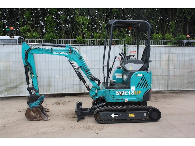 Minigraver sunward swe18uf diesel 13.4kw 2021 - afbeelding 1 van  1