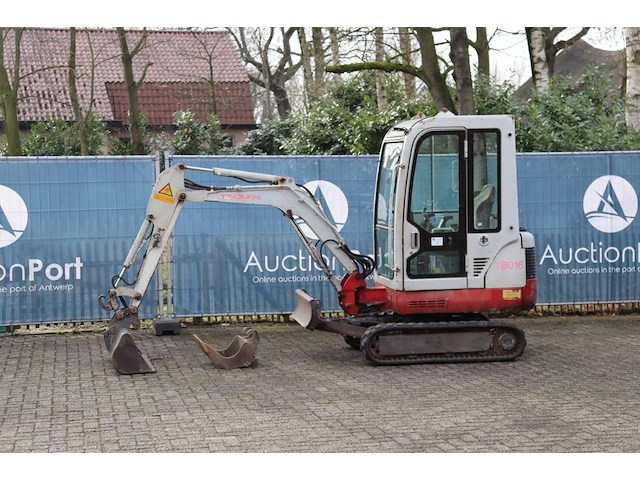 Minigraver takeuchi tb016 diesel 2001 - afbeelding 1 van  1