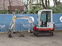 Minigraver takeuchi tb016 diesel 2001 - afbeelding 1 van  1