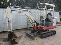 Minigraver takeuchi tb016 diesel 2013 - afbeelding 1 van  1