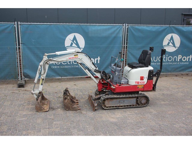 Minigraver takeuchi tb108 diesel 2006 - afbeelding 1 van  1