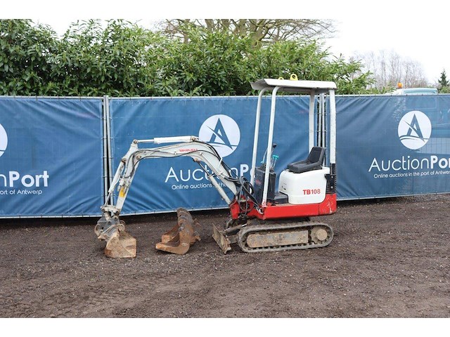 Minigraver takeuchi tb108 diesel - afbeelding 1 van  1