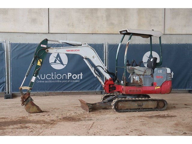 Minigraver takeuchi tb219 diesel 12kw 2014 - afbeelding 1 van  1