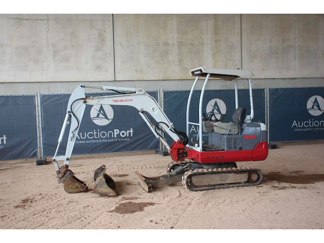 Minigraver takeuchi tb219 diesel 12kw 2014 - afbeelding 1 van  1