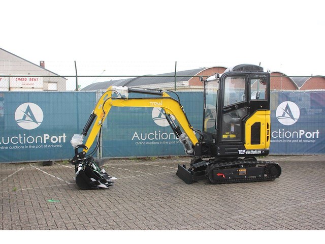 Minigraver titan te25 diesel 18.2kw 2025 nieuw - afbeelding 1 van  1