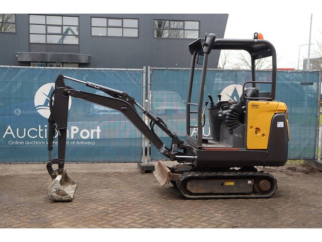 Minigraver volvo ec15b diesel 12kw 2017 - afbeelding 1 van  1