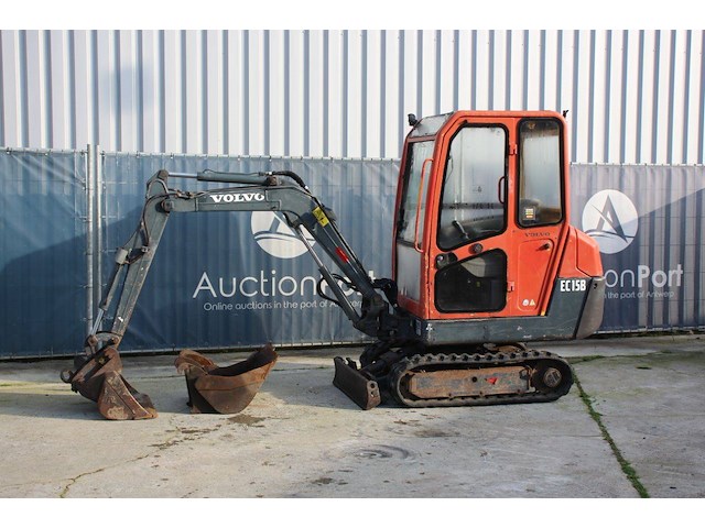 Minigraver volvo ec15b xtv diesel 11kw 2006 - afbeelding 1 van  1