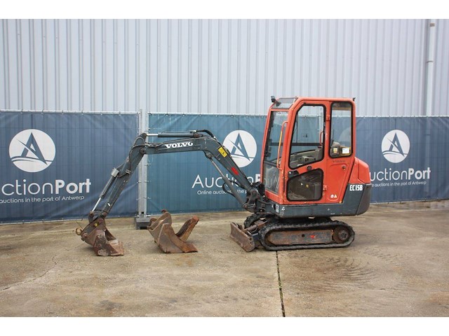 Minigraver volvo ec15b xtv diesel 11kw 2006 - afbeelding 1 van  1