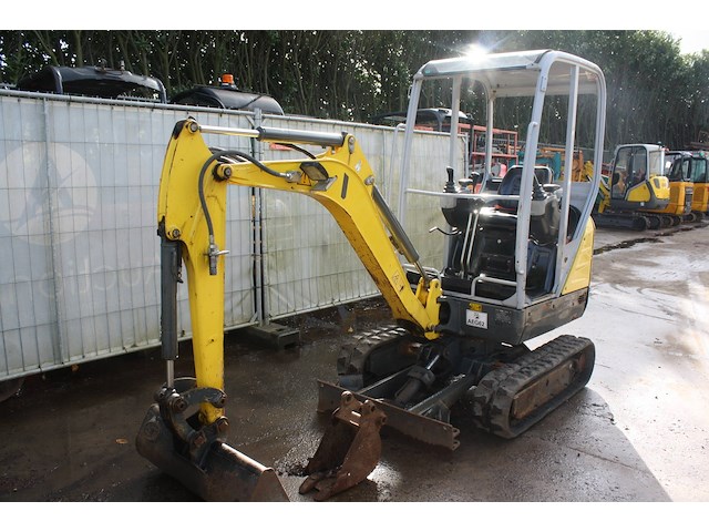 Minigraver wacker neuson et16 diesel 14kw 2019 - afbeelding 1 van  1