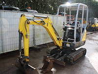 Minigraver wacker neuson et16 diesel 14kw 2019 - afbeelding 1 van  1