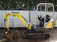 Minigraver wacker neuson et16 diesel 2019 - afbeelding 1 van  1