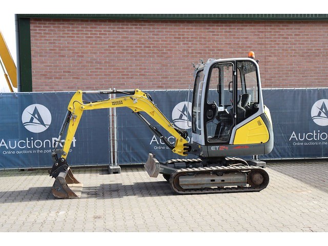Minigraver wacker neuson et24 diesel 2017 - afbeelding 1 van  1