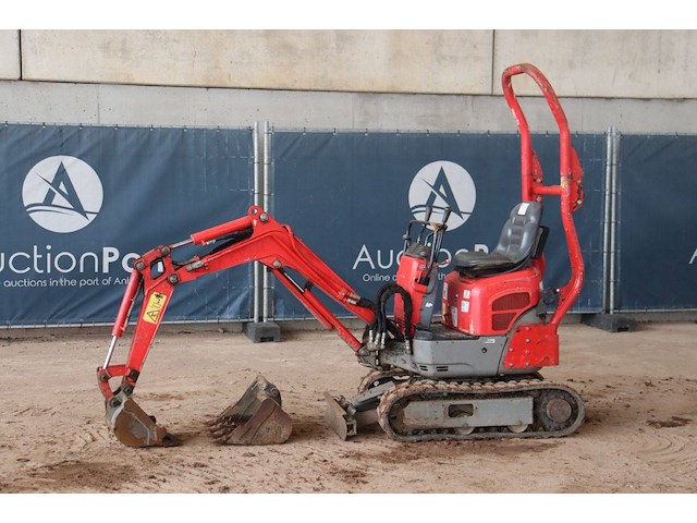 Minigraver yanmar sv08-1a diesel 7.5kw 2017 - afbeelding 1 van  1