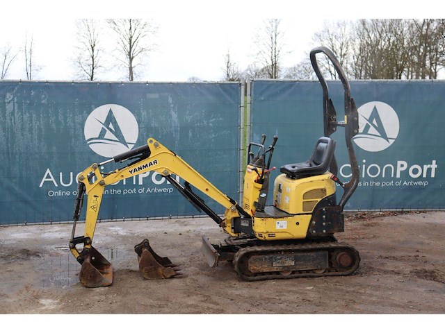 Minigraver yanmar sv08-1a(s) diesel 2016 - afbeelding 1 van  1