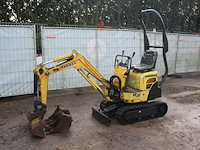 Minigraver yanmar sv08-1a(s) diesel 7.7kw 2013 - afbeelding 1 van  1