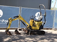 Minigraver yanmar sv08-1a(s) diesel 7.7kw 2016 - afbeelding 1 van  1