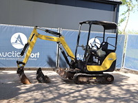 Minigraver yanmar sv16 diesel 12.1kw 2016 - afbeelding 1 van  1