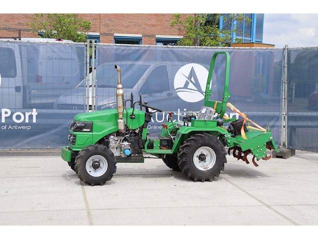Minitractor greenstar mk20 diesel 20pk 2024 met grondfrees nieuw - afbeelding 1 van  1