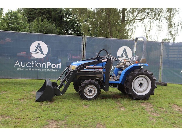 Minitractor iseki sial 223 diesel met voorlader - afbeelding 1 van  1