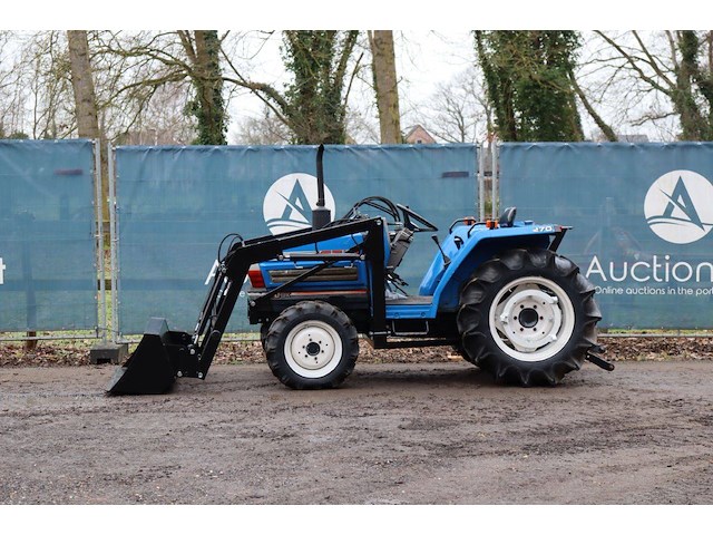 Minitractor iseki ta270f diesel met voorlader - afbeelding 1 van  1