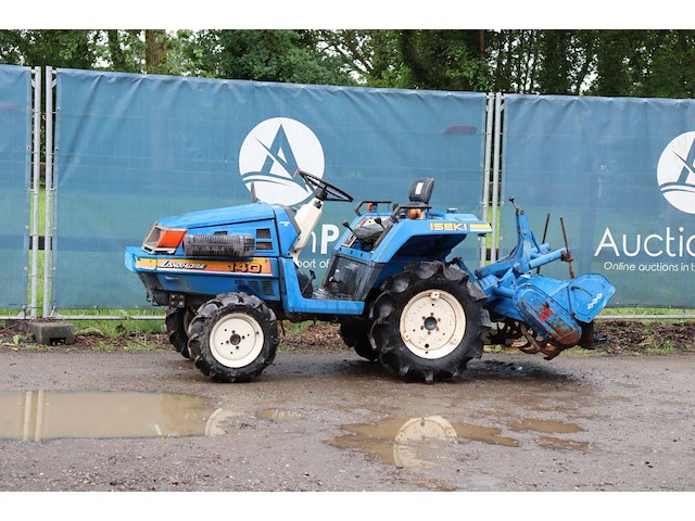 Minitractor iseki tu140f diesel 14pk met grondfrees - afbeelding 1 van  1