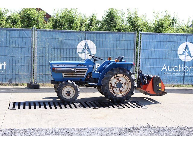 Minitractor iseki tu1700f diesel 17pk met klepelmaaier (marge) - afbeelding 1 van  1