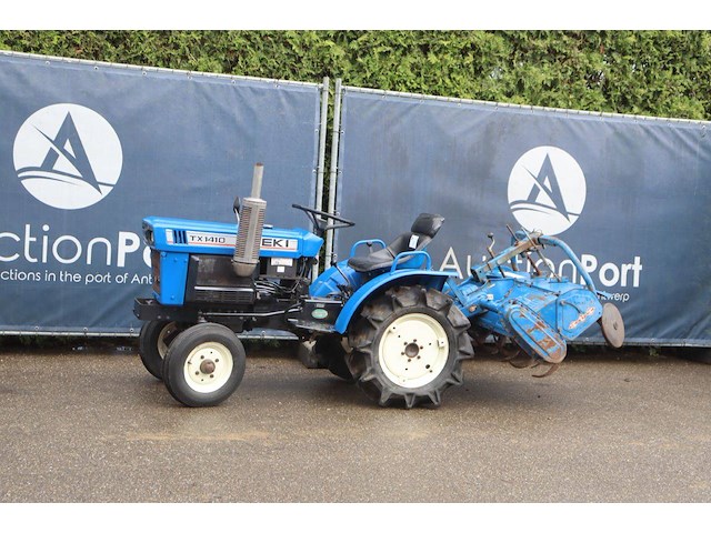 Minitractor iseki tx1410 diesel 14pk met grondfrees - afbeelding 1 van  1