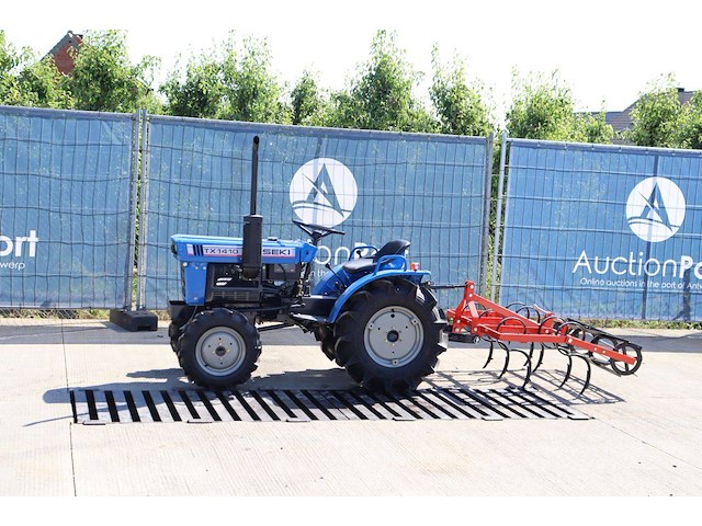 Minitractor iseki tx1410fdt diesel 14pk met triltandcultivator - afbeelding 1 van  1