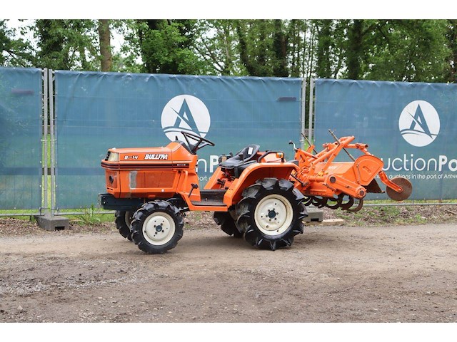 Minitractor kubota b1-14d bulltra diesel 14.3pk met grondfrees - afbeelding 1 van  1