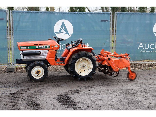 Minitractor kubota b1502dt diesel met grondfrees rs 1202dm - afbeelding 1 van  1